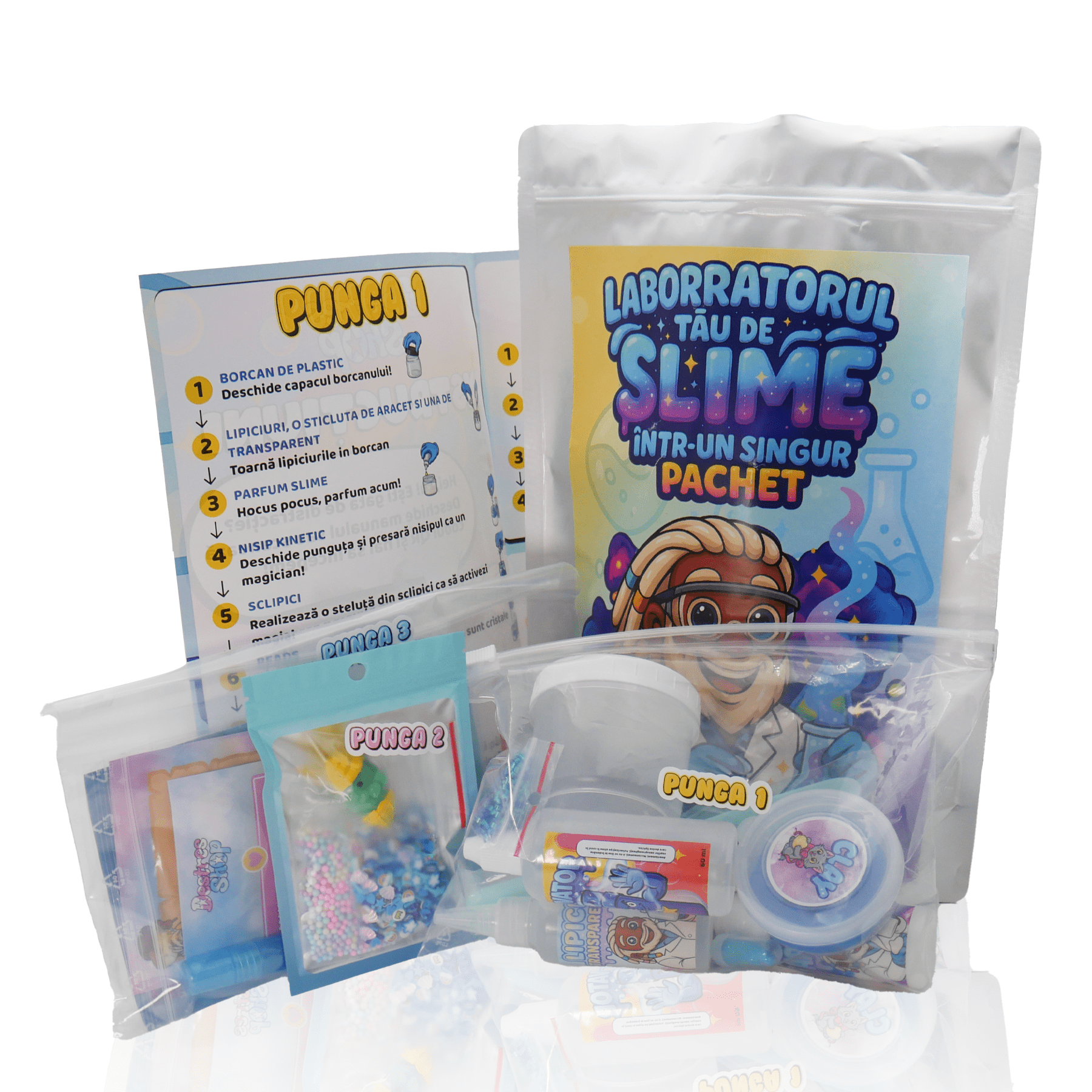 LABORATORUL DE SLIME- KIT DIY